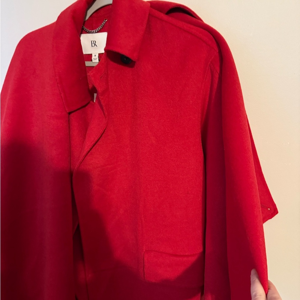 Red Shawl Coat